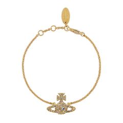 Vivienne Westwood Grace Bas-Relief Gold-Tone Bracelet