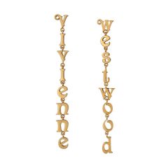 Vivienne Westwood Raimunda Gold-Tone Drop Earrings