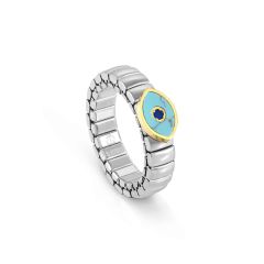 Nomination Extension Stainless Steel Turquoise Eye Of God Ring