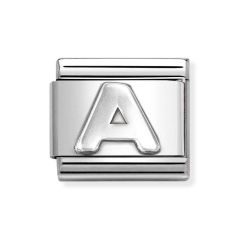 Nomination Composable Classic Sterling Silver Letter A Charm