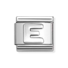 Nomination Composable Classic Sterling Silver Letter E Charm