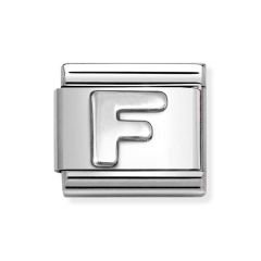 Nomination Composable Classic Sterling Silver Letter F Charm