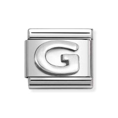 Nomination Composable Classic Sterling Silver Letter G Charm