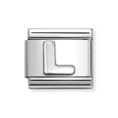 Nomination Composable Classic Sterling Silver Letter L Charm