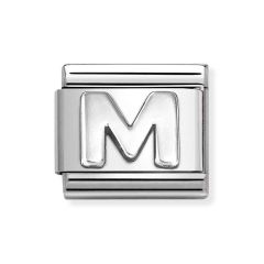Nomination Composable Classic Sterling Silver Letter M Charm