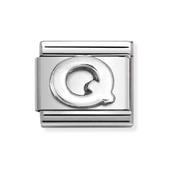 Nomination Composable Classic Sterling Silver Letter Q Charm
