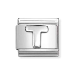 Nomination Composable Classic Sterling Silver Letter T Charm