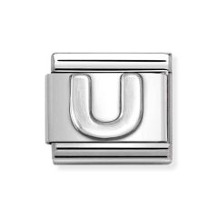 Nomination Composable Classic Sterling Silver Letter U Charm
