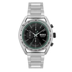 BOSS Watches Centre Court Steel & Black 44MM Chronograph Watch