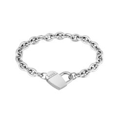 BOSS Jewellery Dinya Stainless Steel Heart Clasp Bracelet