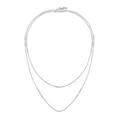 BOSS Jewellery Laria Steel Double Chain Necklace