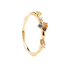 PDPAOLA Five Gold-Plated Ring