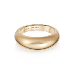 Daisy Est&eacute;e Lalonde 18CT Gold-Plate Dome Ring