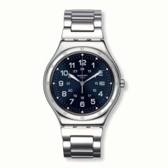 Swatch Blue Boat Stainless Steel 41MM Date Watch