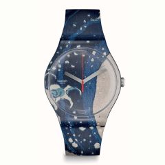 Swatch The Great Wave By Hokusai & Astrolabe 41MM Watch