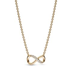 Pandora Infinity 14K Gold-Plated Collier Necklace