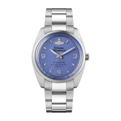 Vivienne Westwood Pennington Steel & Blue Dial 38MM Watch
