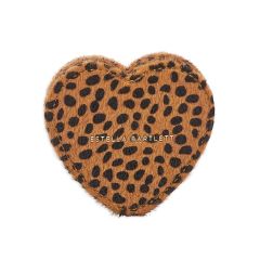 Estella Bartlett Cheetah Print Mini Heart Jewellery Box