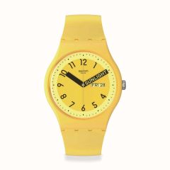 Swatch Proudly Yellow 41MM Day & Date Watch