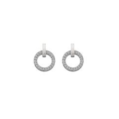 Hot Diamonds Constant Circle Silver Stud Earrings