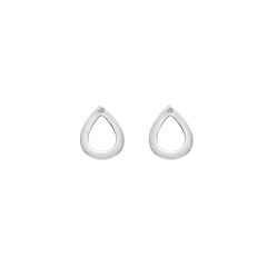 Hot Diamonds Amulet Teardrop Silver Stud Earrings