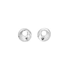 Hot Diamonds Quest Circle Silver Stud Earrings
