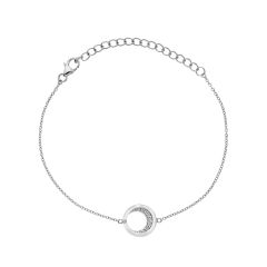 Hot Diamonds Celestial Circle Silver Chain Bracelet