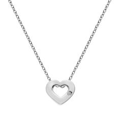 Hot Diamonds Amulet Heart Silver Pendant Necklace