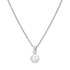 Hot Diamonds Amulets Pearl Silver Pendant Necklace