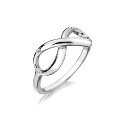 Hot Diamonds Infinity Sterling Silver Ring