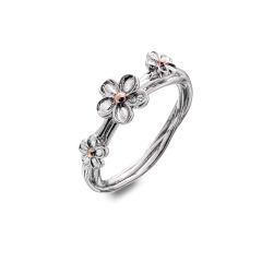 Hot Diamonds Forget Me Not Sterling Silver Ring