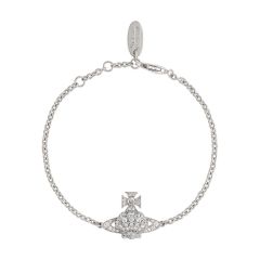 Vivienne Westwood Natalina Silver-Tone Chain Bracelet
