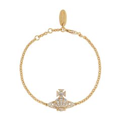 Vivienne Westwood Natalina Gold-Tone Chain Bracelet