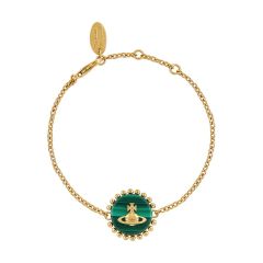 Vivienne Westwood Neyla Green & Gold-Tone Bracelet