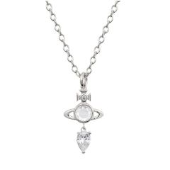 Vivienne Westwood Phaedra Silver-Tone Pendant Necklace