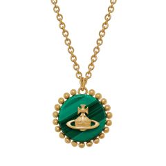 Vivienne Westwood Neyla Green & Gold-Tone Pendant Necklace
