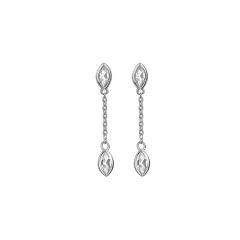 Hot Diamonds Tender Waterfall Marquise Silver Drop Earrings