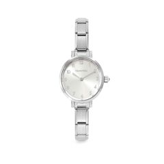 Nomination Paris Oval Steel & Silver Dial Composable Classic Watch