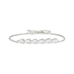 Nomination Colour Wave Fixed Stone Sterling Silver Bracelet