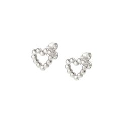 Nomination Lovecloud Heart Sterling Silver Stud Earrings