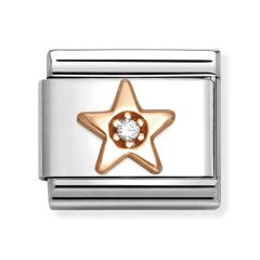 Nomination Composable Classic Star & White Stone Charm