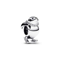 Pandora Moments Skiing Penguin Sterling Silver Charm
