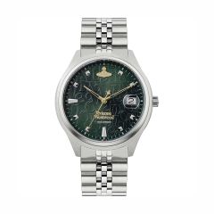 Vivienne Westwood Camberwell Steel & Green 37MM Watch