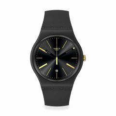 Swatch A Dash of Yellow 41MM Date Watch
