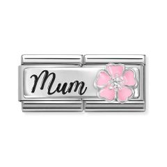 Nomination Composable Classic Mum Flower Double Link Charm
