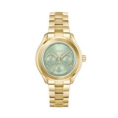 BOSS Watches Lida Gold & Green Dial 38MM Chronograph Watch
