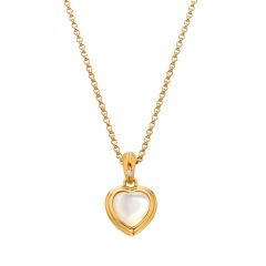 Hot Diamonds x Jac Jossa Heart Mother of Pearl Pendant Necklace
