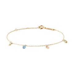 PDPAOLA Bloom Gold-Plated Chain Bracelet