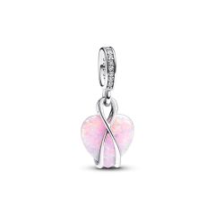 Pandora Moments Mum Opalescent Heart Dangle Charm