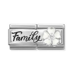 Nomination Composable Classic Family Flower Double Link Charm